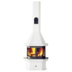 Fireplace Keddy Carisma пристенный призматическое стекло