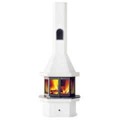Fireplace Keddy Carisma пристенный раздвижные дверцы