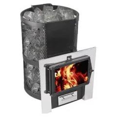 Fireplace Конвектика Кольчуга 14-18 дверка со стеклом парогенератор