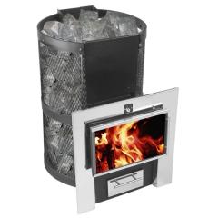 Fireplace Конвектика Кольчуга 14-18 нержавеющая панорамная дверка парогенератор