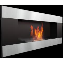 Fireplace Kratki Delta2/CZARNY/HORIZONTAL/TUV