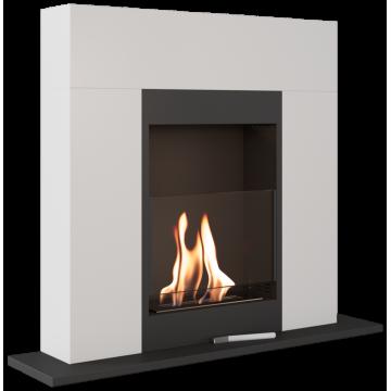 Fireplace Kratki WHISKEY/2/BIALY/TUV 