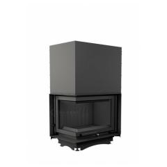 Fireplace Kratki Maja/L/BS/G угловое стекло слева гильотина