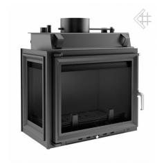 Fireplace Kratki Maja/PW/BL/12/W/Z стекло слева змеевик