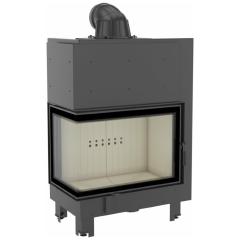 Fireplace Kratki MBA/L/BS/SG гнутое стекло