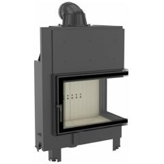 Fireplace Kratki MBA/P/BS/SG гнутое стекло