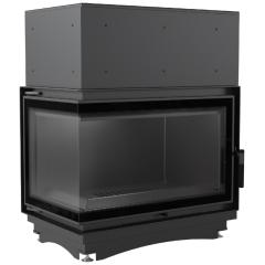Fireplace Kratki Oliwia/PW/BL/17/BS/W/Deco