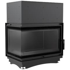 Fireplace Kratki Oliwia/PW/BL/22/BS/W/Deco