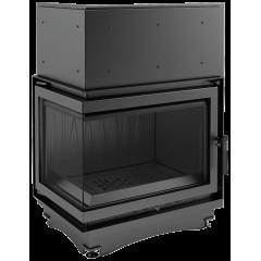 Fireplace Kratki Zuzia/L/BS угловое стекло слева 16
