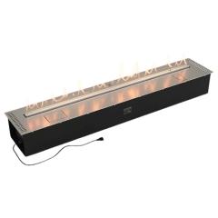 Fireplace Lux Fire Good Fire 1500 RC INOX