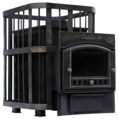 Fireplace Нмк Сибирь-25 с кованной сеткой