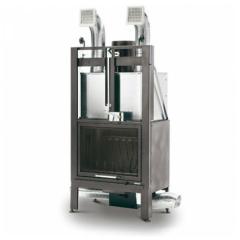 Fireplace Palazzetti Ecomonoblocco 66 Bifacciale DX
