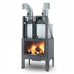 Fireplace Palazzetti Ecomonoblocco EL 64 frontale