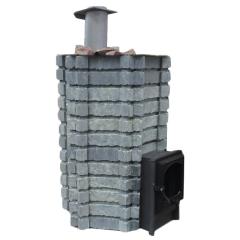 Fireplace Петрозаводскмаш-Тнп Карелия-5 ПРЕМИУМ 40кВт БРУС