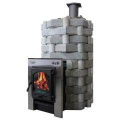 Fireplace Петрозаводскмаш-Тнп Карелия-5 ПРЕМИУМ литая 20кВт КОРЗИНКА