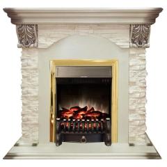 Fireplace Realflame Dublin Lux WT Fobos BL S