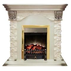 Fireplace Realflame Dublin Lux WT Fobos BR S
