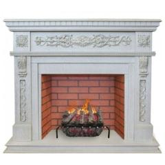 Fireplace Realflame Estella 25 5/26 WT 3D Silva log Brick 26