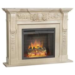 Fireplace Realflame Louis Marble Beige