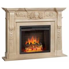 Fireplace Realflame Louis Marble Egyptian Beidge