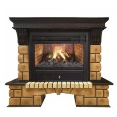 Fireplace Realflame Stone Brick 26 3D Novara