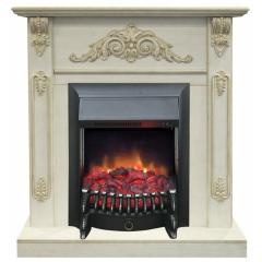 Fireplace Realflame Anita Corner WT Fobos Lux Black