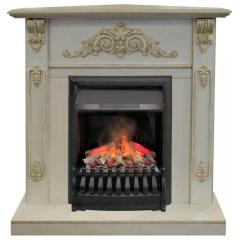 Fireplace Realflame Anita Corner WT Oregan 3D