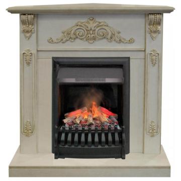 Fireplace Realflame Anita Corner WT Oregan 3D 