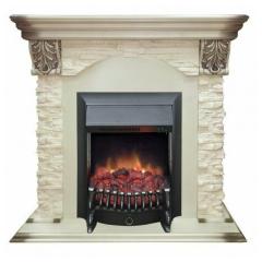 Fireplace Realflame Dublin Lux WT Fobos Lux Black