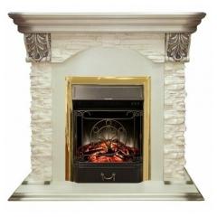 Fireplace Realflame Dublin Lux WT Majestic Lux BR