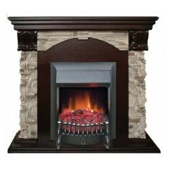 Fireplace Realflame Dublin Rock AO Fobos Lux Black