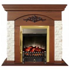 Fireplace Realflame Neapolis NT Fobos Lux BR S золотой