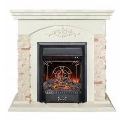 Fireplace Realflame Neapolis WT Majestic Lux BL S