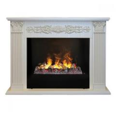 Fireplace Realflame Milton 25 5/26 WT 3D Cassette 630 Black