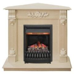 Fireplace Realflame Ottawa corner STD/EUG WT 3D Oregan