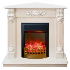 Fireplace Realflame Ottawa corner STD/EUG WT Rimini