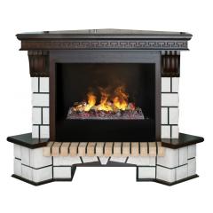 Fireplace Realflame Stone Corner 26/HL AO DN 3D Cassette 630 Black