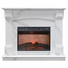 Fireplace Realflame Carolina Marble WT мрамор Irvine 24