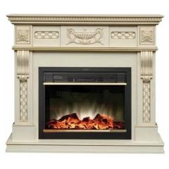 Fireplace Realflame Corsica Lux 26 WT MoonBlaze S LUX Brass