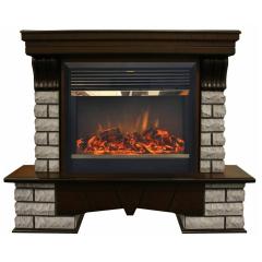 Fireplace Realflame Country Rock 26 AO MoonBlaze S LUX Brass