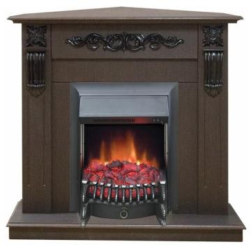 Fireplace Realflame Dominica DN Corner Fobos S Lux Black 