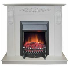 Fireplace Realflame Dominica WT Fobos S Lux Black