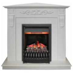 Fireplace Realflame Dominica WT Corner 3D Oregan