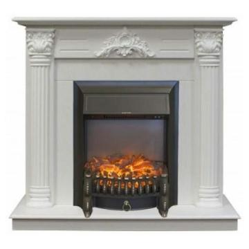 Fireplace Realflame Stefania WT F612 Fobos S Lux Black 