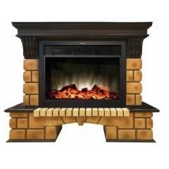Fireplace Realflame Stone Brick 26 AO с Moonblaze Lux BL S