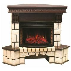 Fireplace Realflame Stone Corner 25 AO Firefield 25 S IR