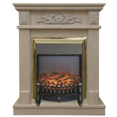 Fireplace Realflame Adelaida WT с Fobos Lux S BR