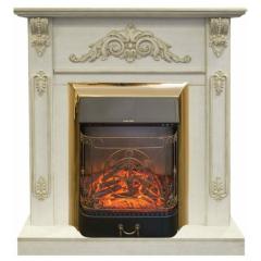Fireplace Realflame Anita WT Majestic Lux Brass