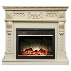 Fireplace Realflame Corsica Lux Moonblaze Lux Brass WT-619G