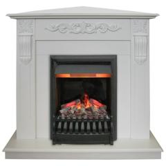 Fireplace Realflame Dominica Corner WT с Oregan 3D